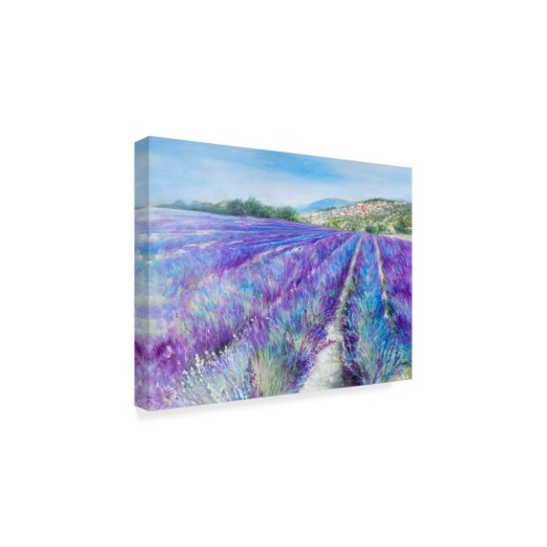 Li Bo 'Lavender 4' Canvas Art,18x24